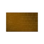Anstract Gold Golden Grid Background Pattern Wallpaper Sticker Rectangular (10 pack)