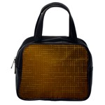 Anstract Gold Golden Grid Background Pattern Wallpaper Classic Handbag (One Side)