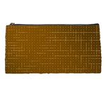Anstract Gold Golden Grid Background Pattern Wallpaper Pencil Case