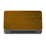 Anstract Gold Golden Grid Background Pattern Wallpaper Memory Card Reader with CF