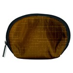 Anstract Gold Golden Grid Background Pattern Wallpaper Accessory Pouch (Medium)
