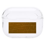 Anstract Gold Golden Grid Background Pattern Wallpaper Hard PC AirPods Pro Case