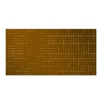 Anstract Gold Golden Grid Background Pattern Wallpaper Satin Wrap 35  x 70 