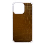 Anstract Gold Golden Grid Background Pattern Wallpaper iPhone 13 Pro TPU UV Print Case