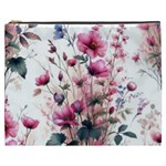 Flora Floral Flower Petal Cosmetic Bag (XXXL)