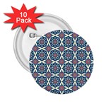 Abstract Mandala Seamless Background Texture 2.25  Buttons (10 pack) 
