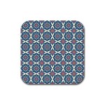Abstract Mandala Seamless Background Texture Rubber Coaster (Square)