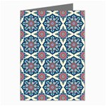 Abstract Mandala Seamless Background Texture Greeting Cards (Pkg of 8)