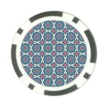 Abstract Mandala Seamless Background Texture Poker Chip Card Guard (10 pack)