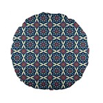 Abstract Mandala Seamless Background Texture Standard 15  Premium Flano Round Cushions