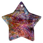 Spring waves Star Ornament (Two Sides)