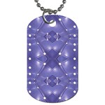 Couch material photo manipulation collage pattern Dog Tag (Two Sides)