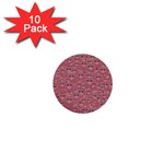 Sweet Emoji Canvas Print Pattern 1  Mini Buttons (10 pack) 