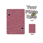 Sweet Emoji Canvas Print Pattern Playing Cards 54 Designs (Mini)