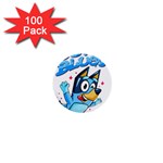 super bluey 1  Mini Buttons (100 pack) 