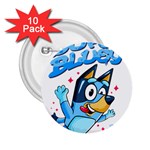 super bluey 2.25  Buttons (10 pack) 