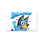 super bluey Sticker Rectangular (100 pack)