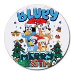 Bluey birthday Round Mousepad