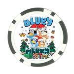 Bluey birthday Poker Chip Card Guard