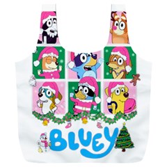 bluey christmas Full Print Recycle Bag (XXXL) from UrbanLoad.com Front