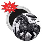 Steampunk Horse  2.25  Magnets (10 pack) 