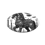 Steampunk Horse  Sticker (Oval)