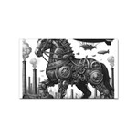 Steampunk Horse  Sticker Rectangular (100 pack)