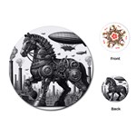Steampunk Horse  Playing Cards Single Design (Round)
