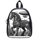Steampunk Horse  School Bag (Small)