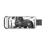 Steampunk Horse  Portable USB Flash (One Side)
