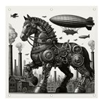 Steampunk Horse  Banner and Sign 4  x 4 