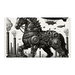 Steampunk Horse  Banner and Sign 5  x 3 