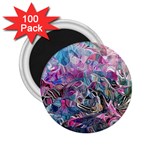 Pink Swirls Flow 2.25  Magnets (100 pack) 