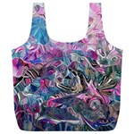 Pink Swirls Flow Full Print Recycle Bag (XL)