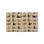 Cat Pattern Texture Animal Sticker Rectangular (10 pack)