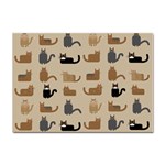 Cat Pattern Texture Animal Sticker A4 (100 pack)