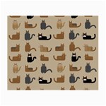 Cat Pattern Texture Animal Small Glasses Cloth (2 Sides)