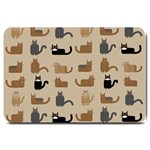 Cat Pattern Texture Animal Large Doormat
