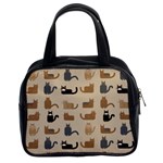 Cat Pattern Texture Animal Classic Handbag (Two Sides)