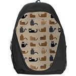 Cat Pattern Texture Animal Backpack Bag