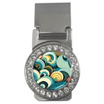 Wave Waves Ocean Sea Abstract Whimsical Money Clips (CZ) 