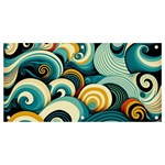 Wave Waves Ocean Sea Abstract Whimsical Banner and Sign 4  x 2 