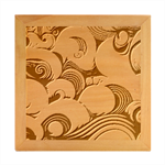 Wave Waves Ocean Sea Abstract Whimsical Wood Photo Frame Cube