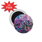 Pink Swirls Blend  1.75  Magnets (10 pack) 