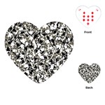BarkFusion Camouflage Playing Cards Single Design (Heart)