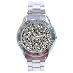 BarkFusion Camouflage Stainless Steel Analogue Watch