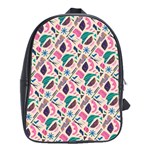 Multi Colour Pattern School Bag (Large)