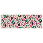 Multi Colour Pattern Banner and Sign 9  x 3 