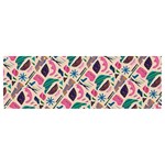 Multi Colour Pattern Banner and Sign 12  x 4 