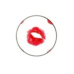 lips_on_white Hat Clip Ball Marker (10 pack)